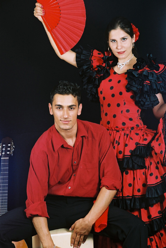 Thema feest Spanje duo live muziek